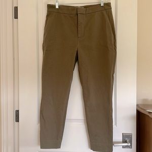 Everlane Fixed Waist Stretch Cotton Ankle Pants